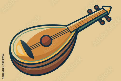 Oud Icon on Transparent Background