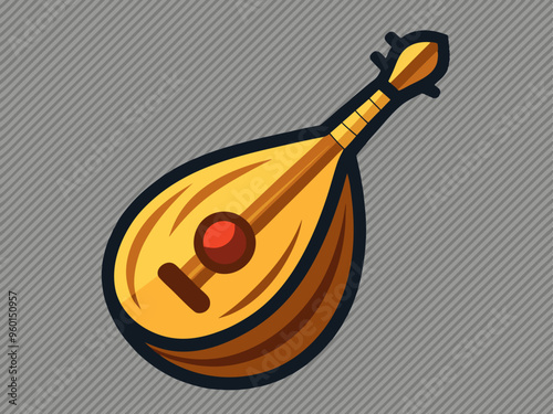 Oud Icon on Transparent Background