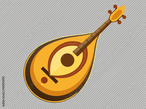 Oud Icon on Transparent Background