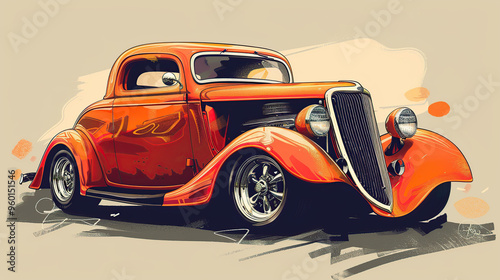 car, auto, automobile, vehicle, transport, luxury, classic, transportation, drive, toy, vintage, sports, model, design, sport, speed, road, wheel, new, fast, old, style, generative, ai, steampunk, ret
