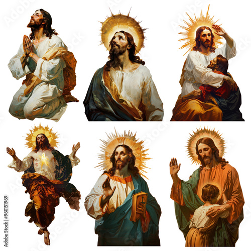 PNG devine Jesus Christ, transparent background