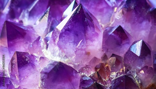 Purple Amethyst Crystal Cluster - art of lithotherapy