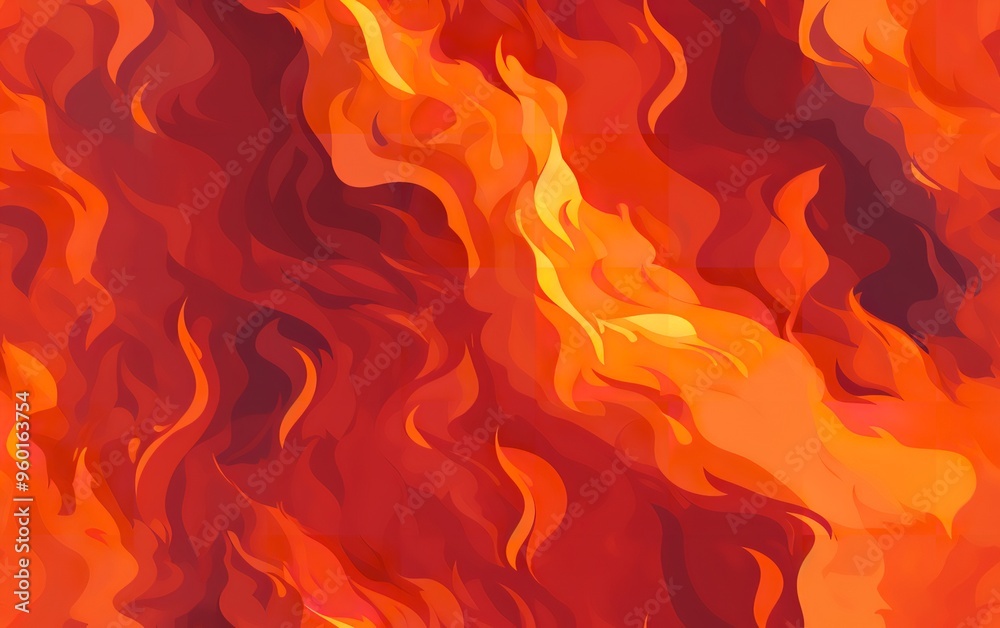 A close-up image of flames burning against a black background. The flames are bright orange and yellow, and they are reflecting on the surface below.blaze fire flame texture background

