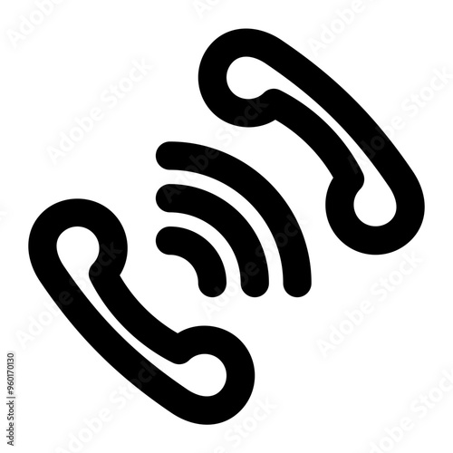 communications, telephone, object, internet, internet of things outline icon
