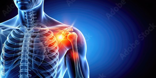 of painful shoulder joints commonly associated with conditions like frozen shoulder and impingement, shoulder, joints photo