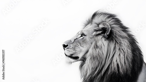 lion head portrait photo