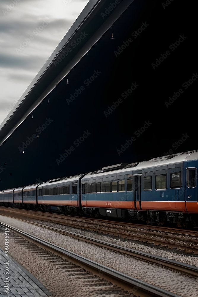 Fototapeta premium train on station