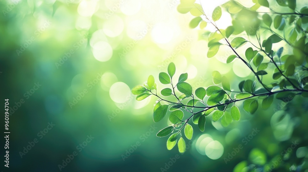 Soft-focus green bokeh background, creating a dreamy and ethereal effect. Soft-focus green bokeh background, creating a dreamy and ethereal effect.