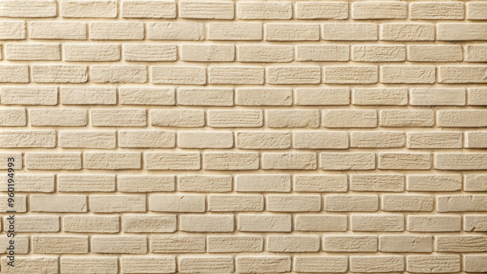Beige painted brick wall background perfect for adding a modern touch to any design project Beige painted brick wall background perfect for adding a modern touch to any design project