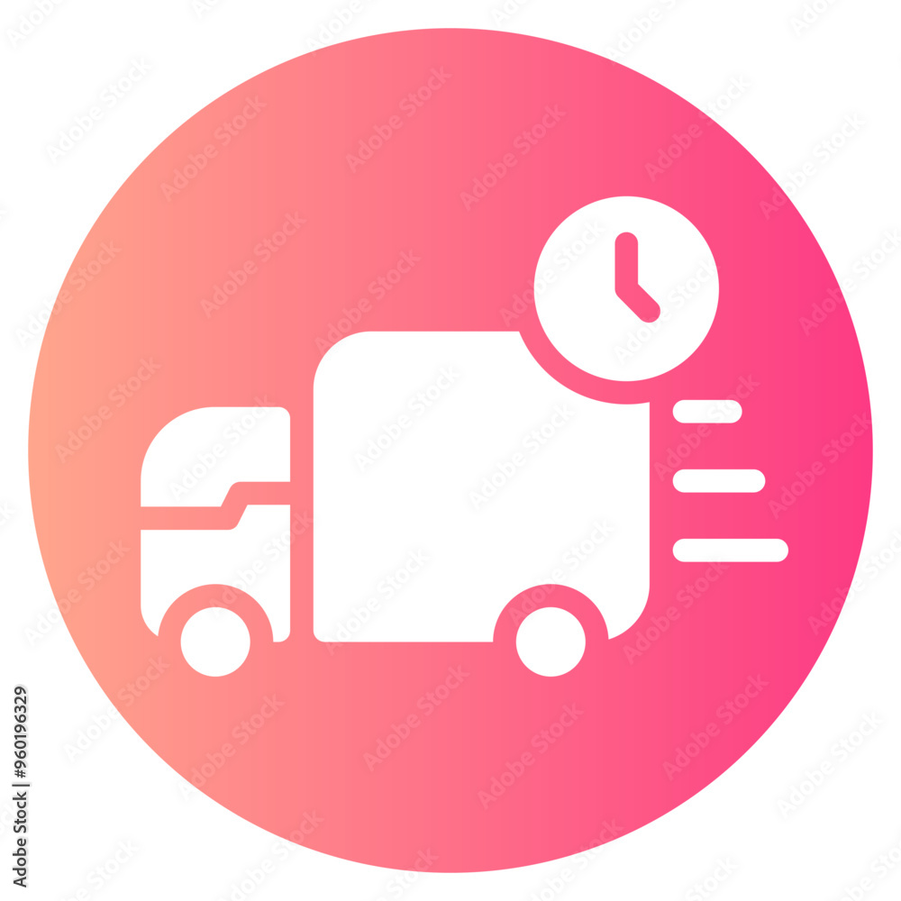 fast delivery gradient icon fast delivery gradient icon