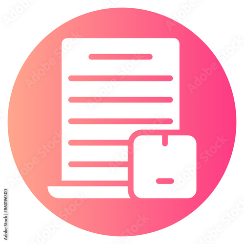 document gradient icon