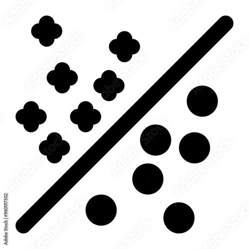 classification, classifier, algorithm, machine learning, artificial intelligence outline icon