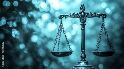 Scales of Justice in a Blue Dream photo