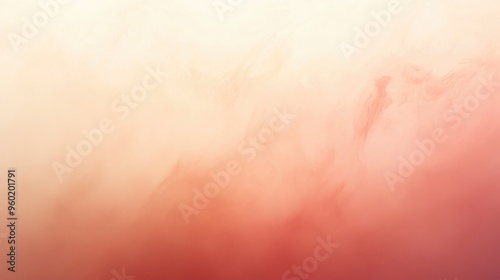 Subtle gradient from light coral to cream, providing a warm and peaceful abstract background with a soft and inviting appearance.