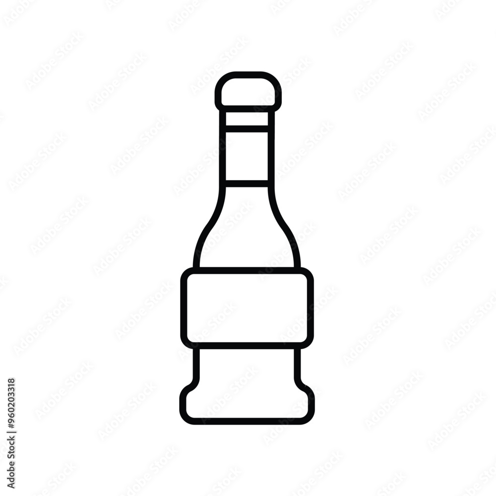 wine line icon with white background vector stock illustration wine line icon with white background vector stock illustration