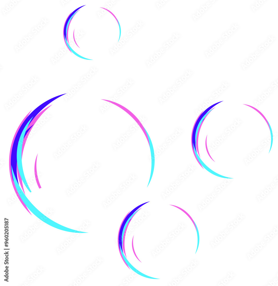 Fototapeta premium Soap Bubbles Illustration