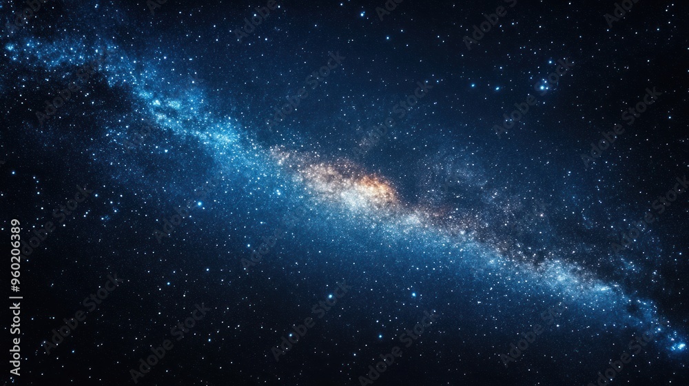 Obraz premium Galaxy background illustration with stars, space galaxy background, background with space, milky way supernova
