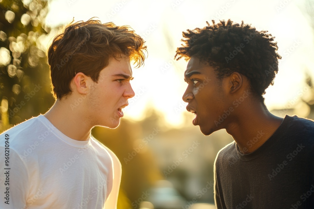 Heated Argument Between Friends Heated Argument Between Friends