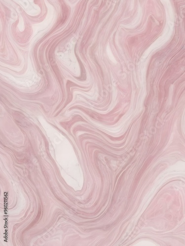 Rose quartz marble with pink and white swirls