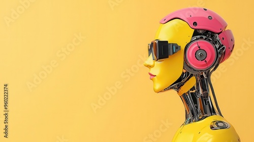 Digital content optimization tools, AI-driven automation, 3D illustration