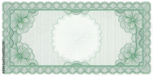 Wallpaper Mural Secure guilloche background with intricate patterns for professional gift certificate or coupon design Torontodigital.ca