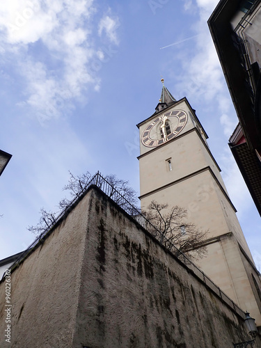 Switzerland town scape in Zurich