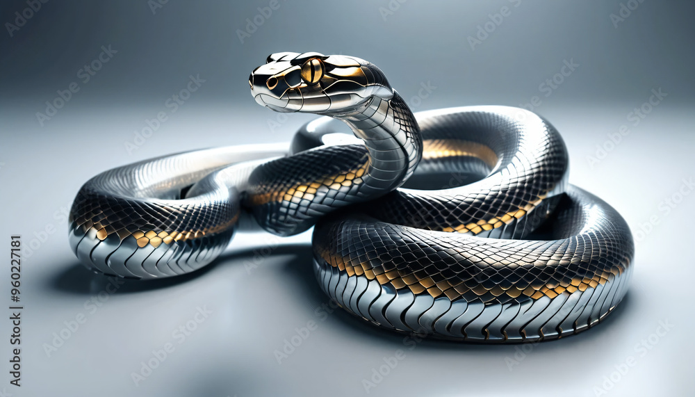 Obraz premium a futuristic snake