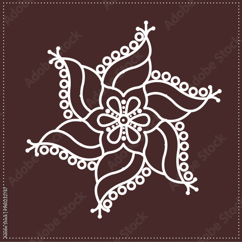 daily use rangoli  rangoli  rangoli design  muggulu  freehand rangoli  rangoli kolam  रांगोळी  கோலம் #10 photo
