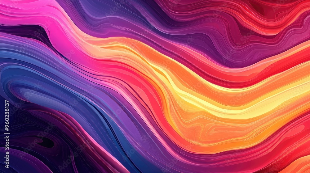 Obraz premium Abstract Colorful Swirls