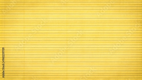 Yellow lined paper texture background with subtle grid lines perfect for school or office themed designs photo