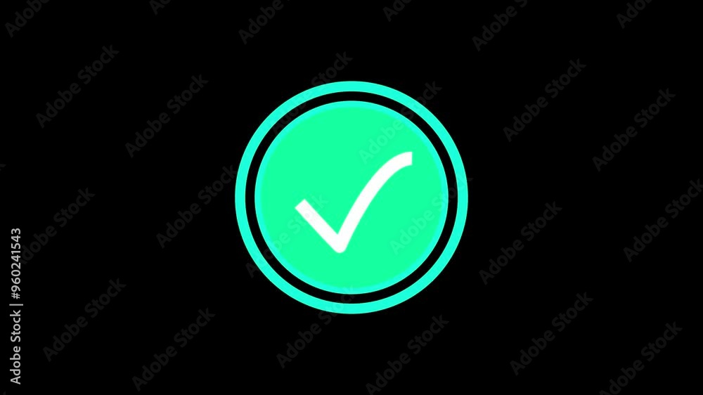 Abstract whit tick mark, check mark icon animation on
gradient ramp background. Abstract whit tick mark, check mark icon animation on
gradient ramp background.