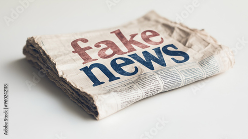 Fake News Newspaper Concept