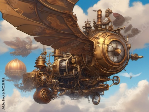 Tapety artystyczne Steam-Powered Flying Machines