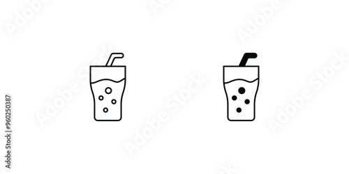 pineapple juice set icon with white background vector stock illustration