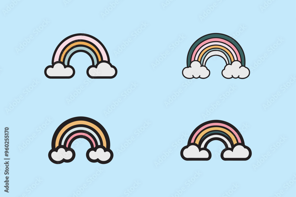 Rainbow Spectrum Flat Icon for App and Web Designs. Rainbow Spectrum Flat Icon for App and Web Designs.