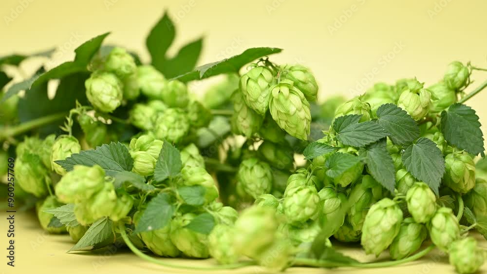 hop cones close-up