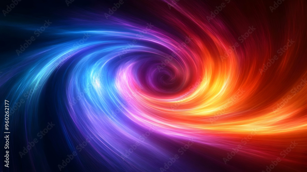 A vibrant swirl of colors representing energy and movement. A vibrant swirl of colors representing energy and movement.