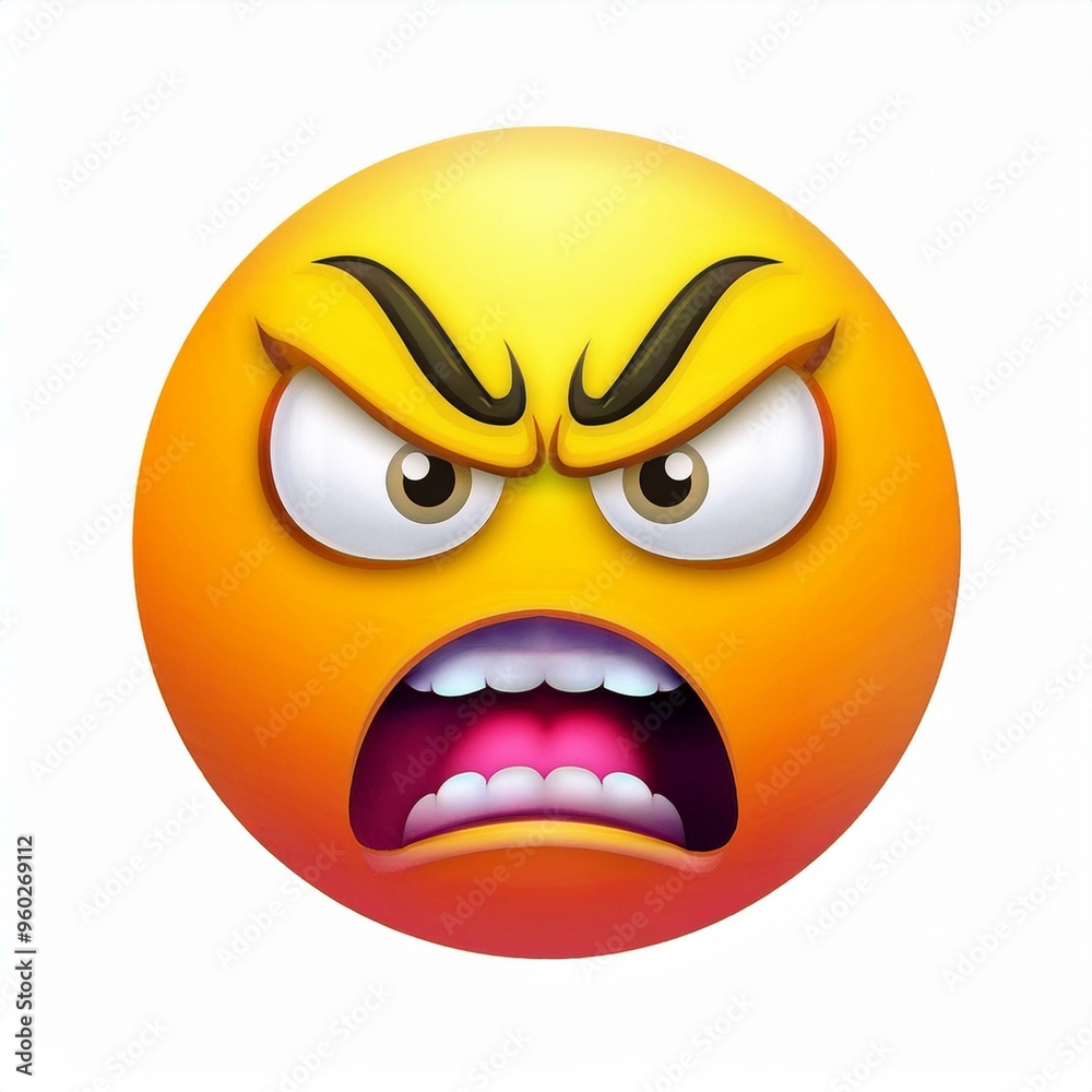 Fototapeta premium 3d face Emoji