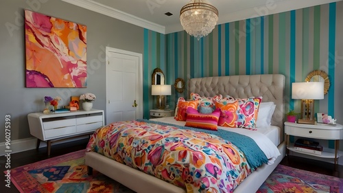 colorful bedrooms