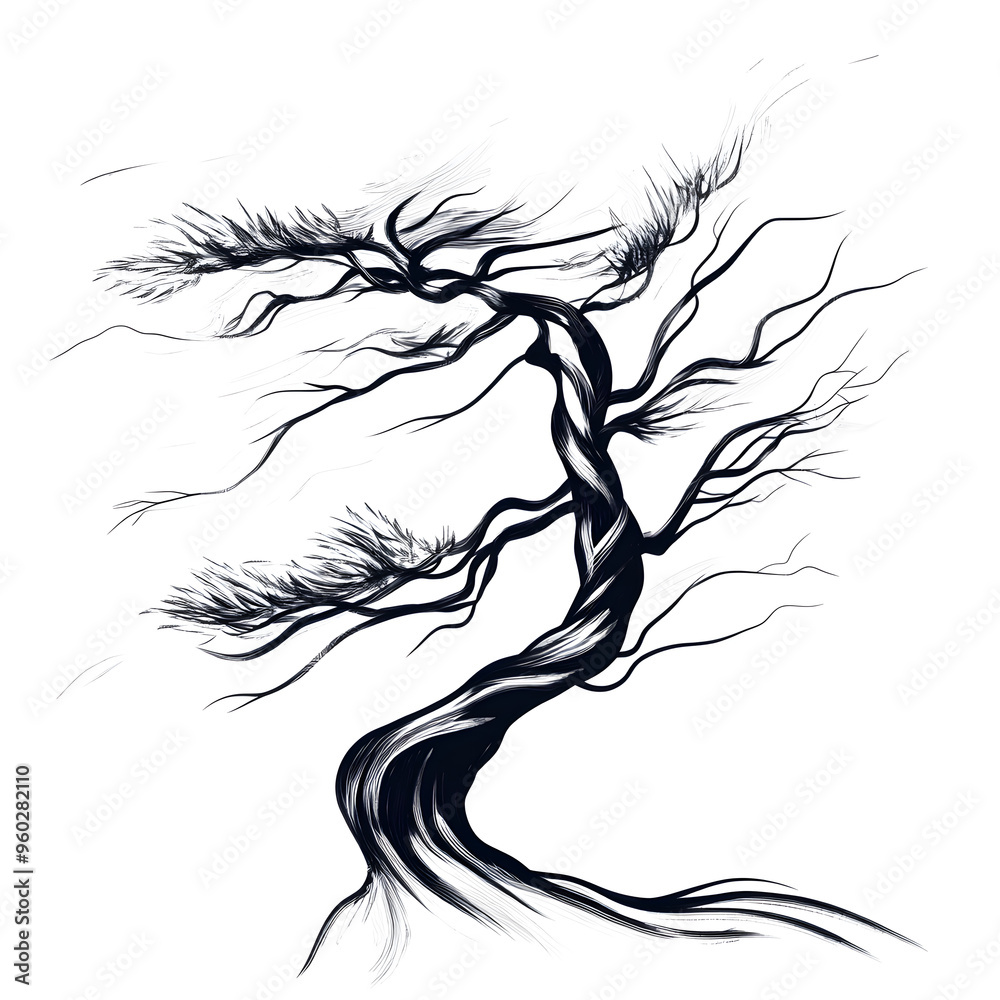 Japanese-style 2D illustrator doodle cartoon for floor tiles and wallpaper