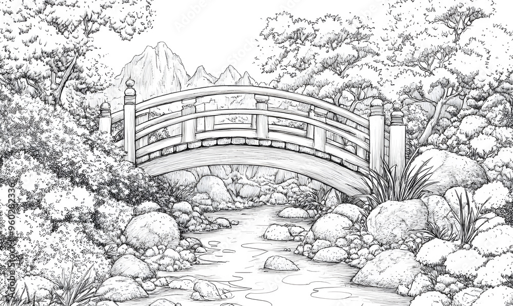 custom made wallpaper toronto digitalJapanese-style 2D illustrator doodle cartoon for floor tiles and wallpaper