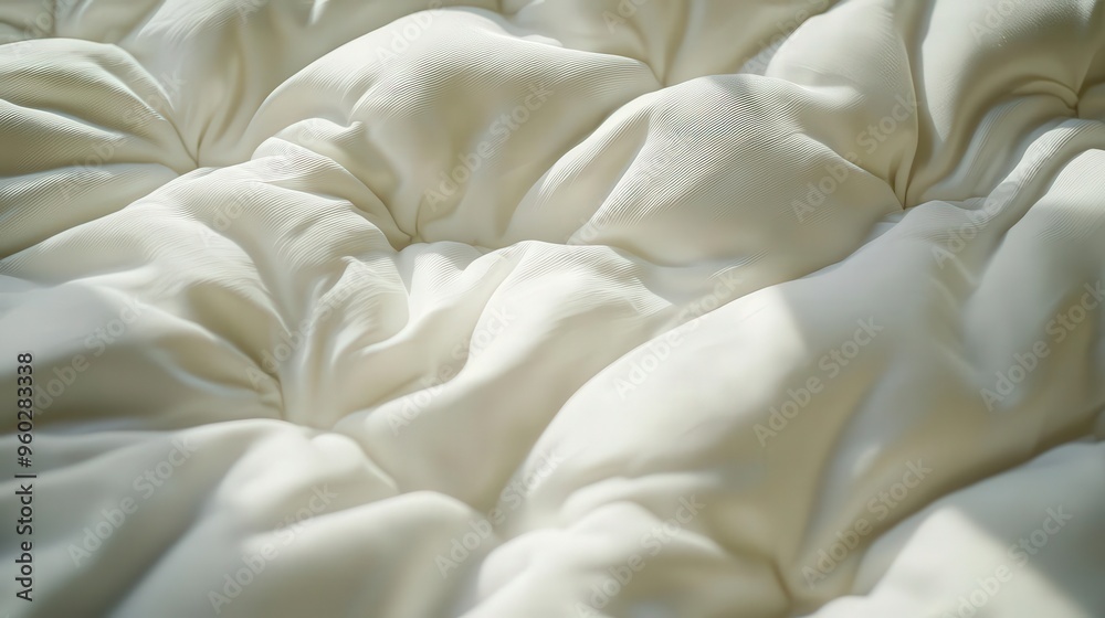 Fabric closeup, bed sheets, dust mites, easy care, smooth and clean, soft shadows Fabric closeup, bed sheets, dust mites, easy care, smooth and clean, soft shadows