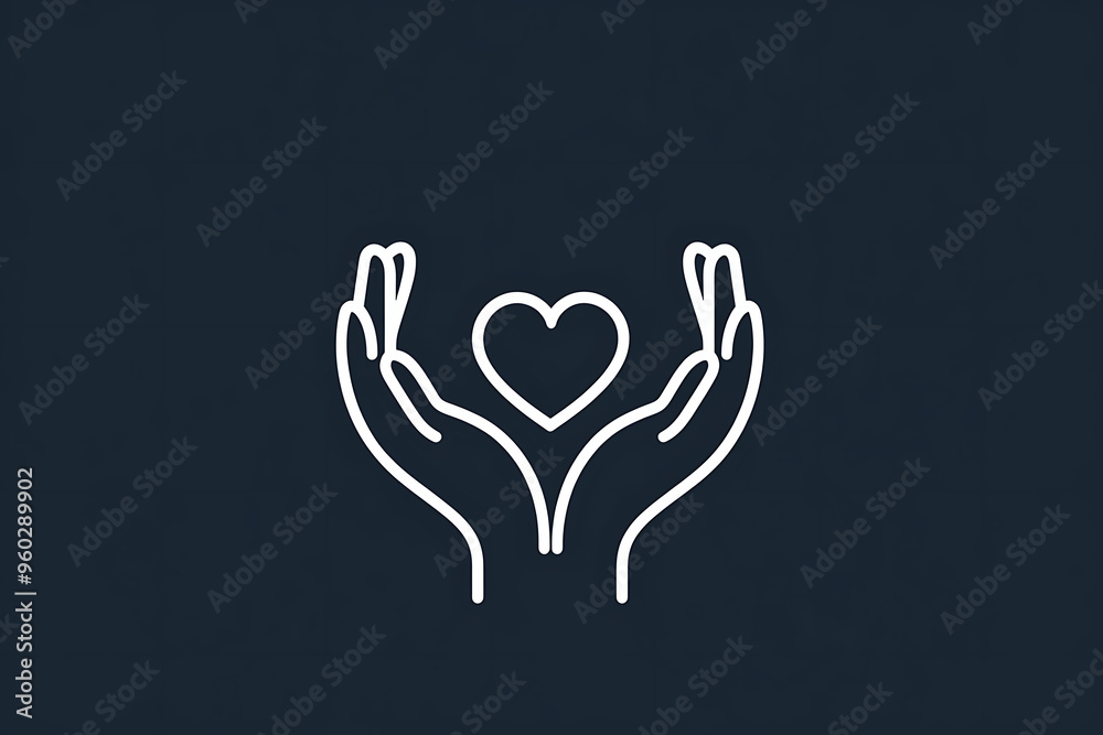 Minimalist support icon, featuring clean lines and simple shapes to represent assistance, care, and aid. Perfect for applications related to customer service, health, or community support. Minimalist support icon, featuring clean lines and simple shapes to represent assistance, care, and aid. Perfect for applications related to customer service, health, or community support.