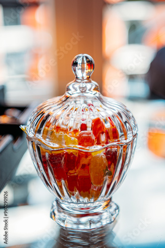 Glass Candy Jar
