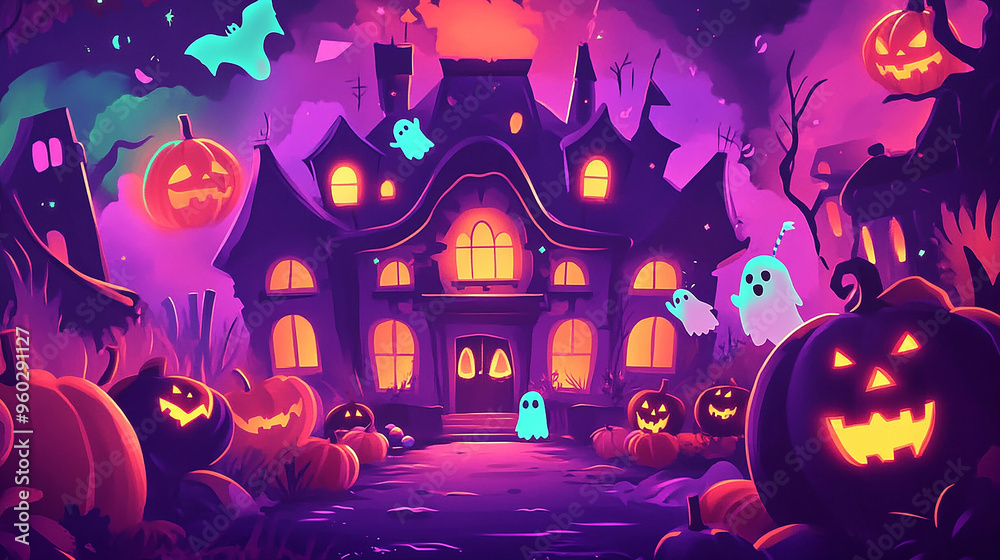 halloween background with pumpkin halloween background with pumpkin