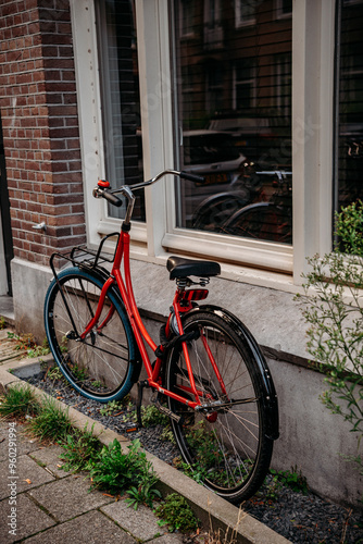 Red bicycle 