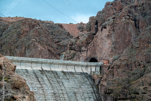 Florentino ameghino dam, chubut, argentina photo