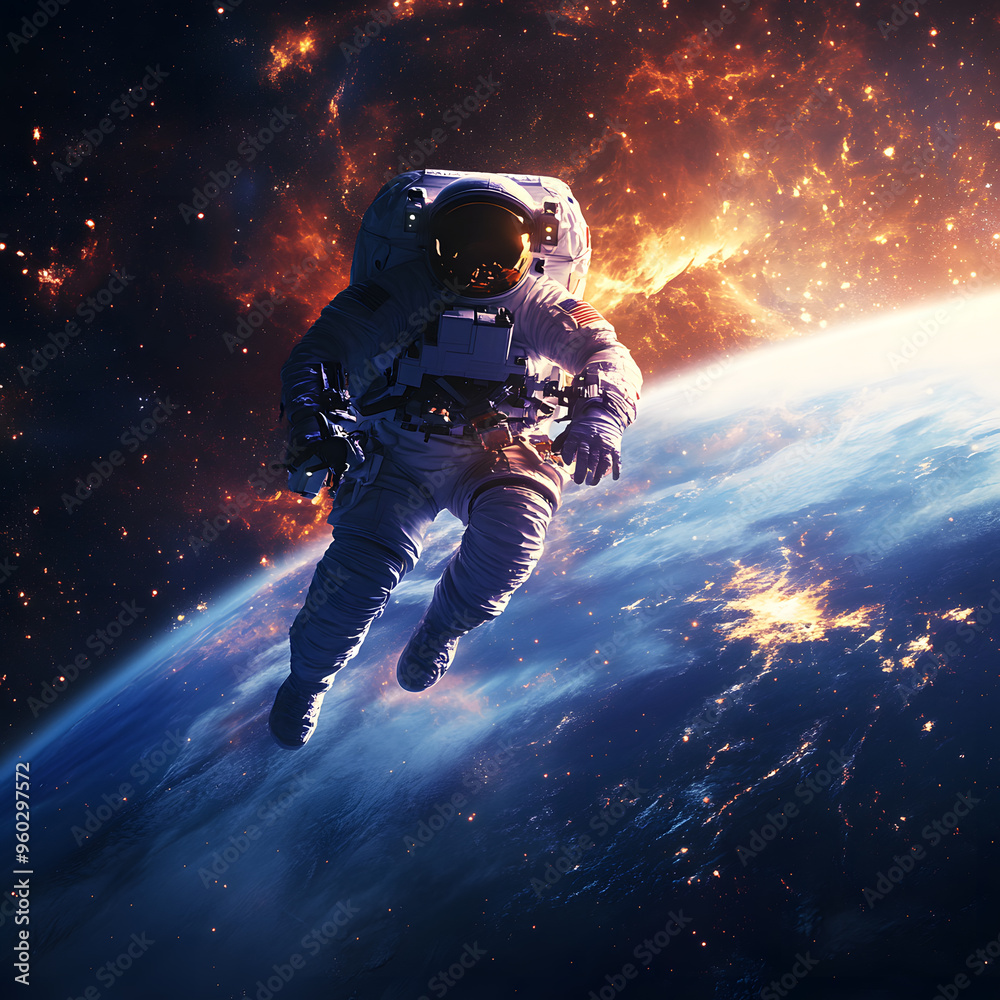 graphics of space, planets, and astronauts on a white background. graphics of space, planets, and astronauts on a white background.