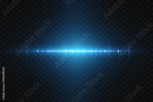 Digital equalizer. Sound waves. Abstract musical pulse background.