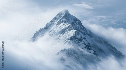 snow covered mountains